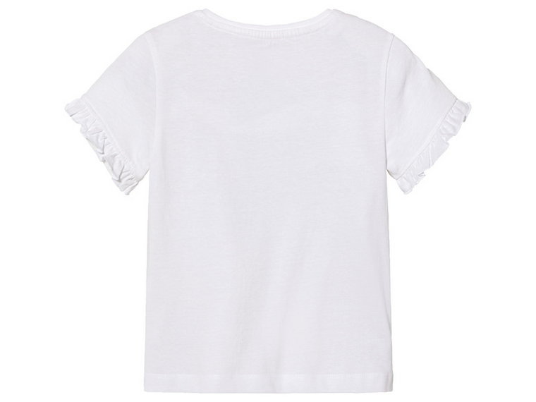 T-shirty dziecięce bawełniane z kolekcji Świnki Peppy, 2 sztuki (86/92, Biały/fioletowy)