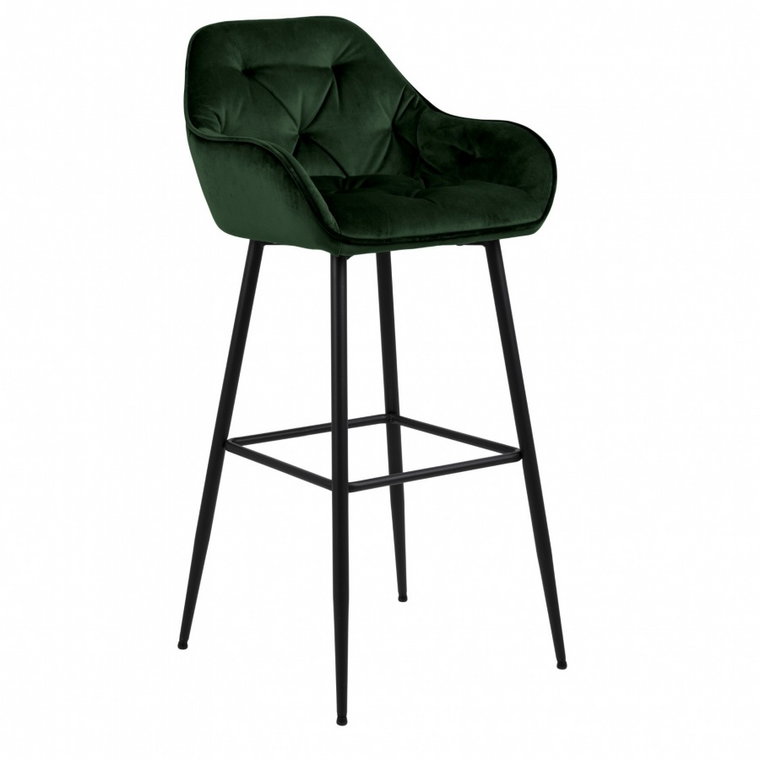 Krzesło barowe brooke vic zielone kod: 5713941163837