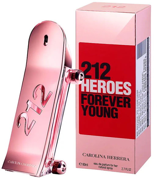 Woda perfumowana damska Carolina Herrera 212 Heroes For Her Eau De Perfume Spray 80 ml (8411061994696). Perfumy damskie