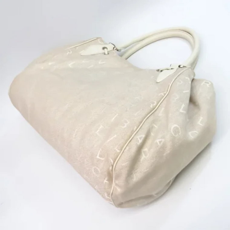 Pre-owned Canvas handbags Bvlgari Vintage