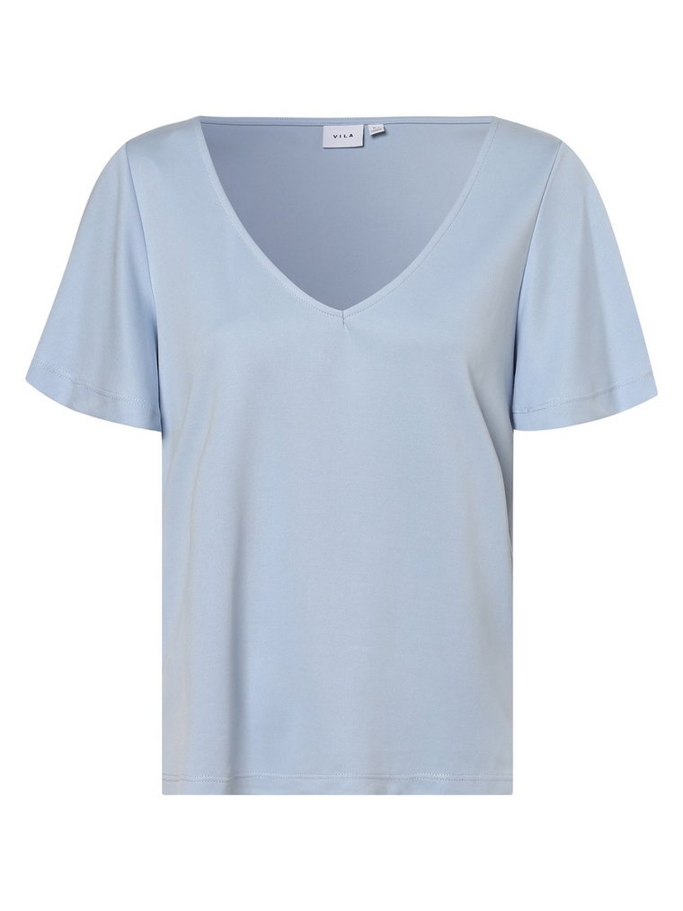 Vila - T-shirt damski  VIModali, niebieski