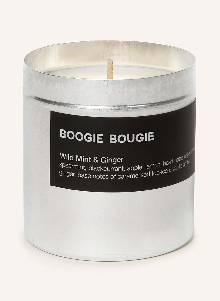 Boogie Bougie Świeca Zapachowa Wild Mint & Ginger silber