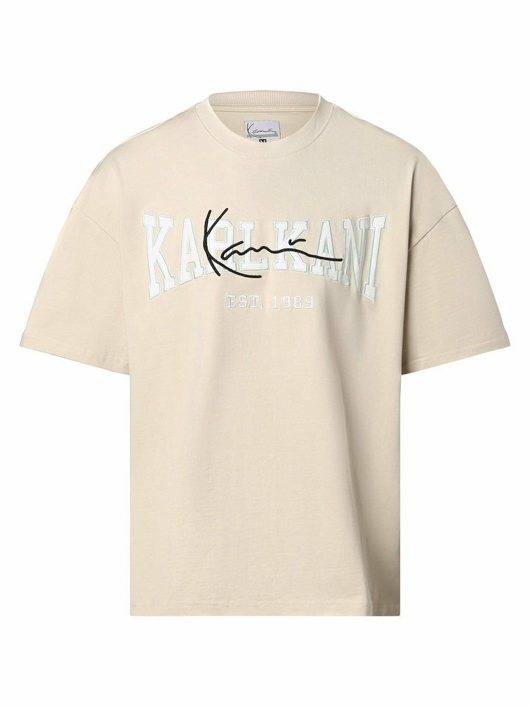 Karl Kani - T-shirt męski, beżowy|szary
