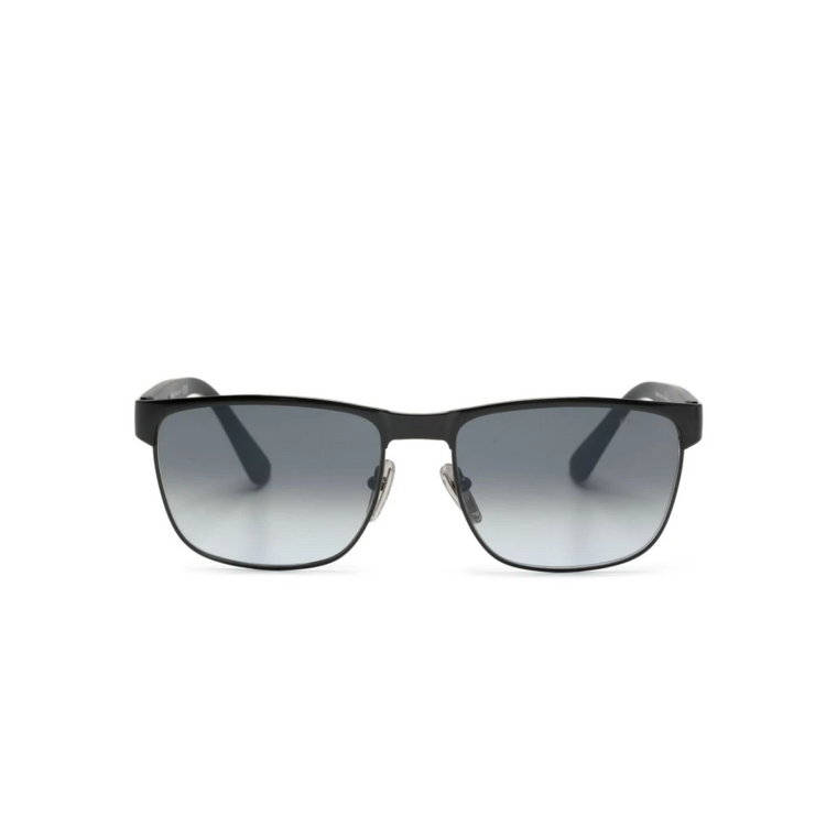 Czarne okulary przeciwsłoneczne z oryginalnym etui Prada