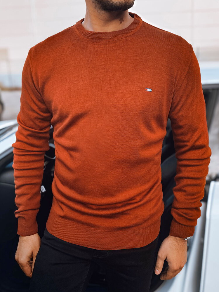 Sweter męski rudy Dstreet WX2169