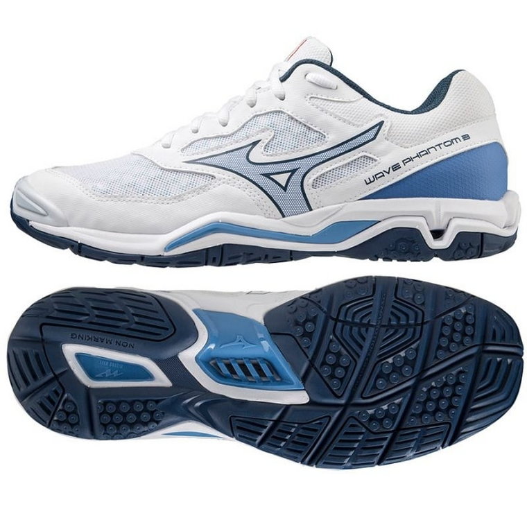 Buty do piłki ręcznej Mizuno Wave Phantom 3 M X1GA226022 białe białe