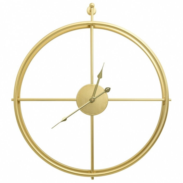 Zegar ścienny, złoty, 52 cm, żelazo kod: V-325170