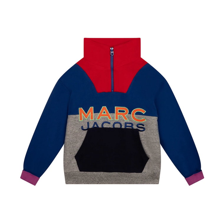 Elektryczny niebieski sweter dla chłopców Marc Jacobs