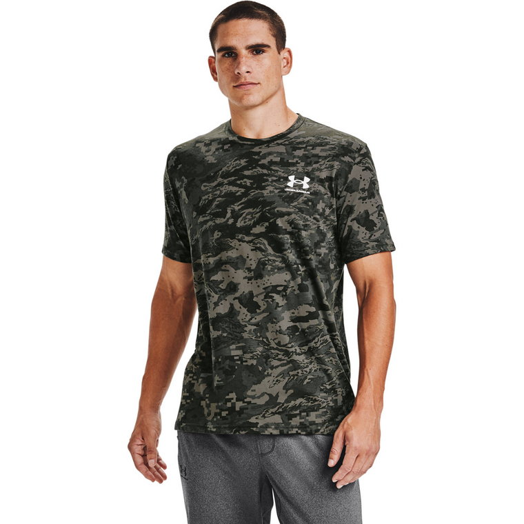 Męski t-shirt z nadrukiem UNDER ARMOUR UA ABC CAMO SS - moro