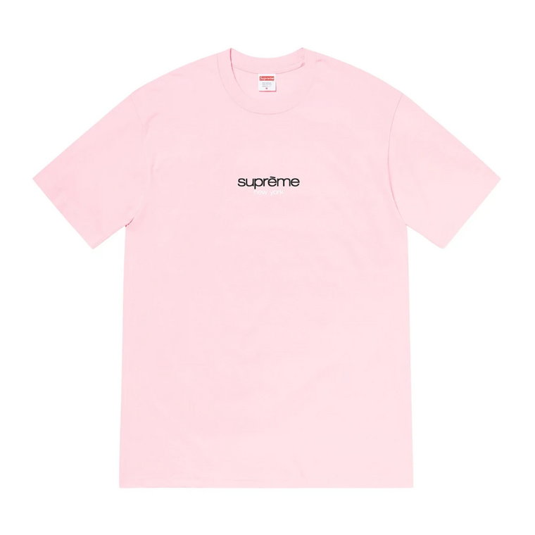 Klasyczny T-shirt Light Pink Limitowana Edycja Supreme