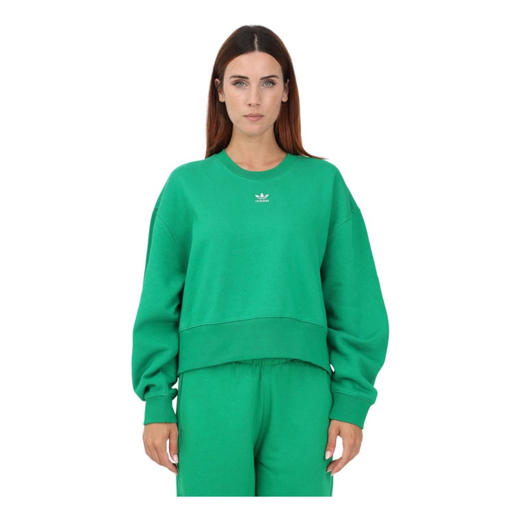 Zielony sweter Adicolor Essentials dla kobiet Adidas Originals