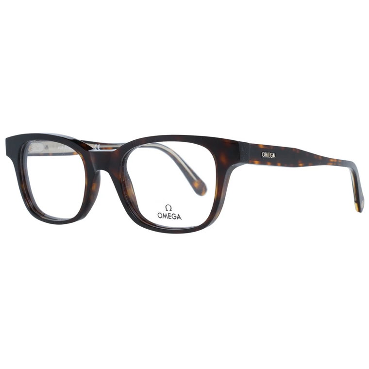 Brązowe Męskie Okulary Optyczne Omega