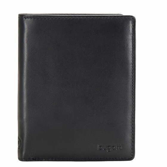 bugatti Primo Wallet Leather 10 cm schwarz