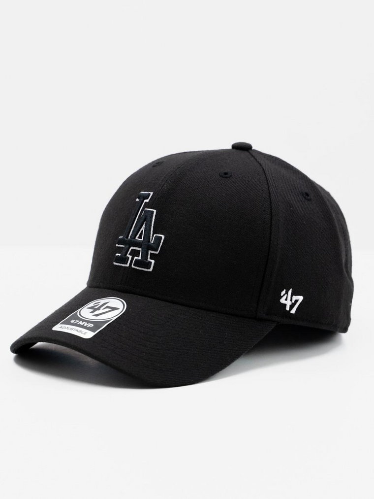 Czapka Z Daszkiem Snapback Czarna 47 Brand Los Angeles Dodgers MLB MVP Wool All