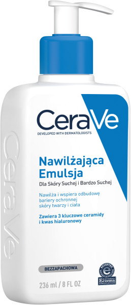 Cerave - Nawilżająca emulsja do twarzy i ciała do skóry suchej i bardzo suchej 1L