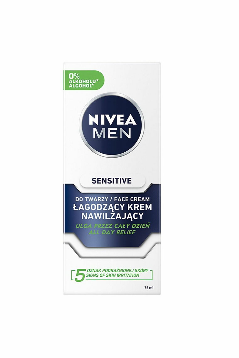 Nivea Men Sensitive Łagodzący Krem nawilżający 75 ml