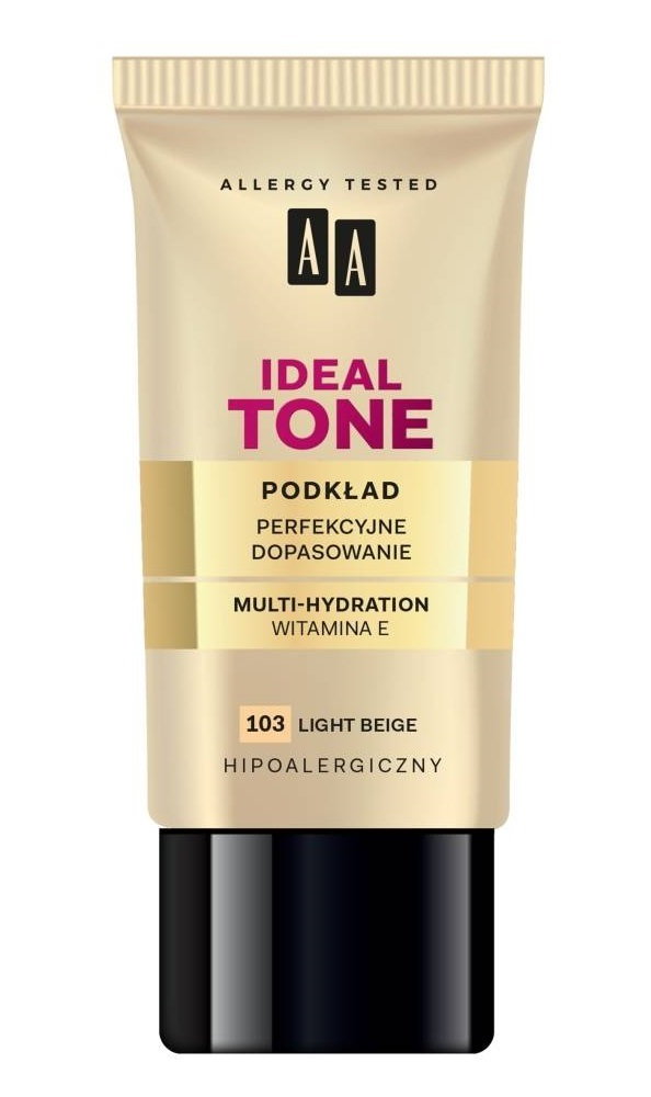 AA Make Up Ideal Tone Podkład do twarzy, 103 Light Beige