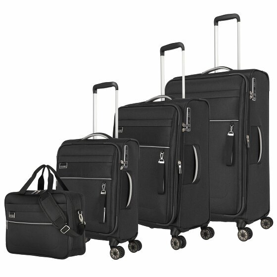 Travelite Miigo 4 Roll Suitcase Set 4szt. nachtschwarz