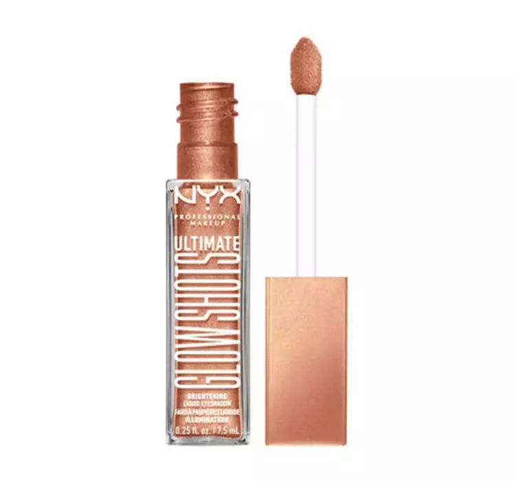 NYX PROFESSIONAL MAKEUP GLOW SHOTS BŁYSZCZĄCY CIEŃ DO POWIEK 08 TWISTED TANGERINE 7,5ML