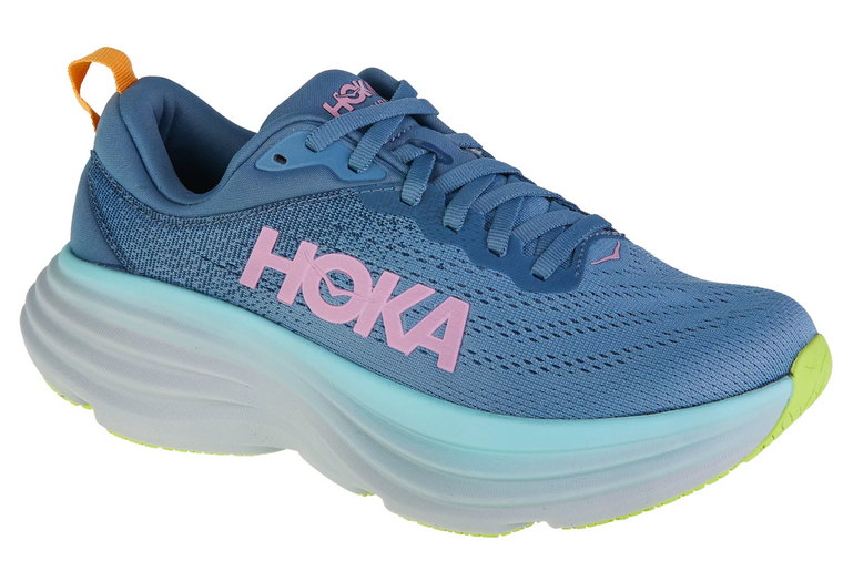 Hoka W Bondi 8 1127952-SSK, Damskie, Szare, buty do biegania, tkanina, rozmiar: 37 1/3