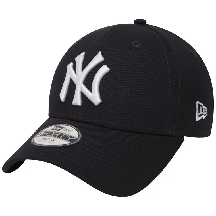 New Era 9FORTY New York Yankees Kids Cap 10877283, Dla chłopca, Granatowe, czapki z daszkiem, poliester, rozmiar: YOUTH