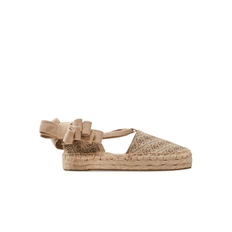 Ene3 Logo Espadryle - Płaskie buty damskie Guess