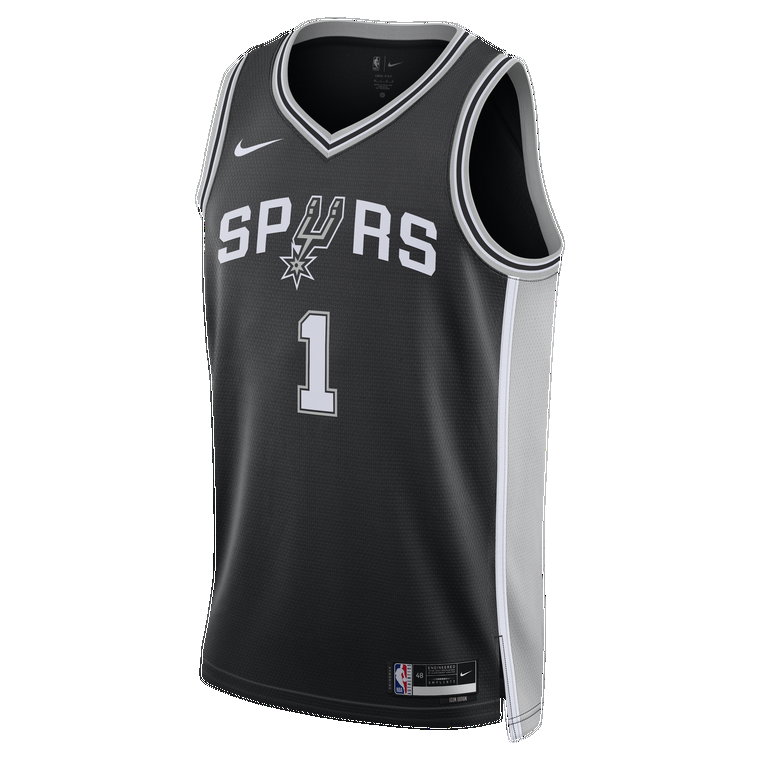 Koszulka męska Nike Dri-FIT NBA Swingman San Antonio Spurs Icon Edition 2022/23 - Czerń