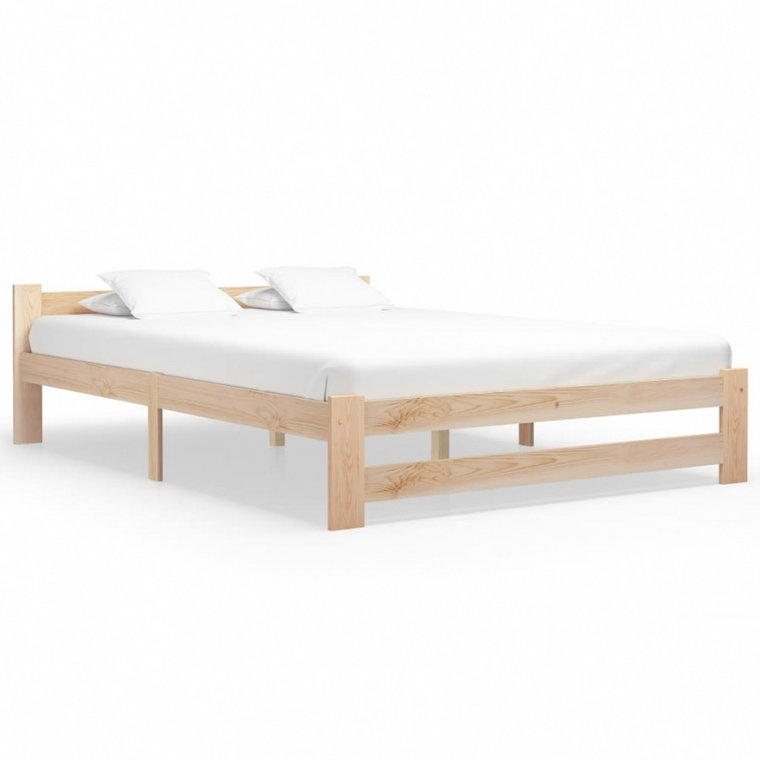 Rama łóżka, lite drewno sosnowe, 140 x 200 cm kod: V-321994