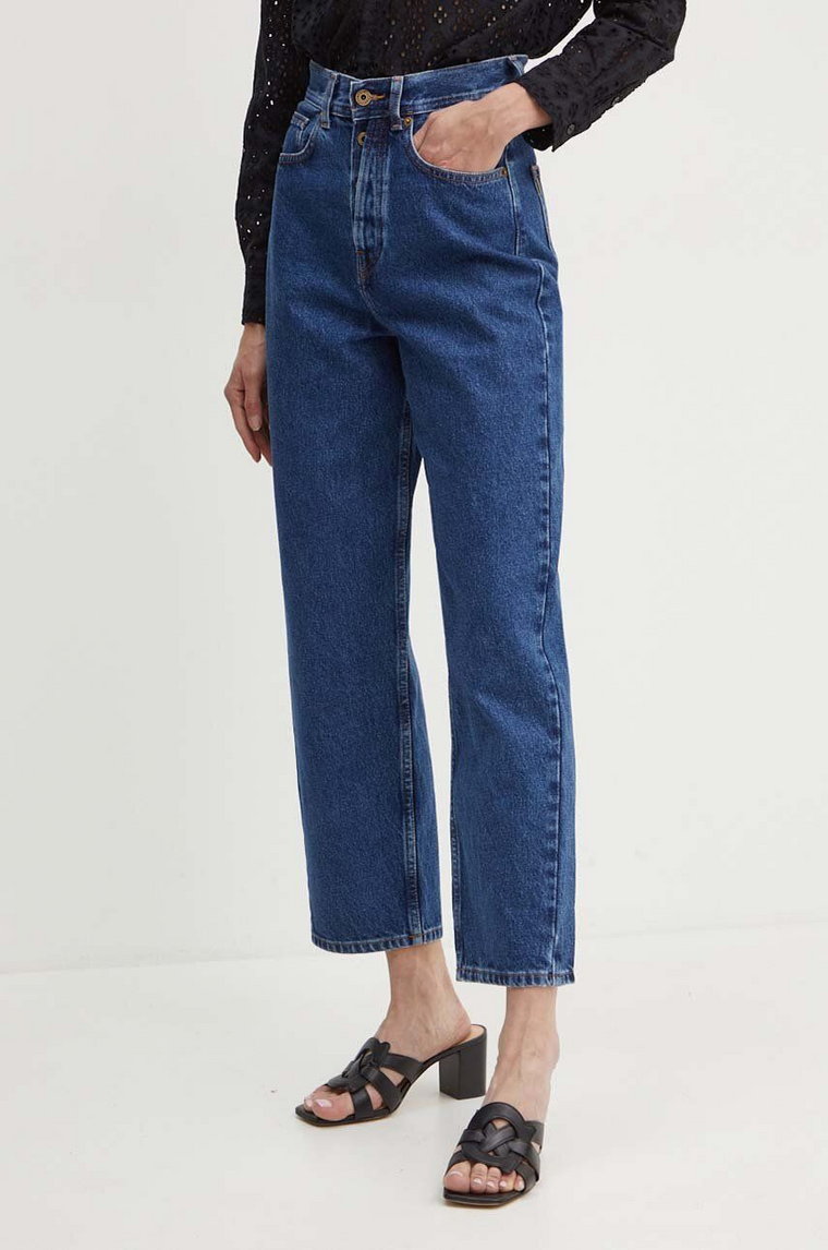 Pepe Jeans jeansy BARREL JEANS UHW damskie high waist PL204739CU0