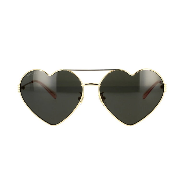 Okulary przeciwsłoneczne serca Gg1283S 001 Gucci