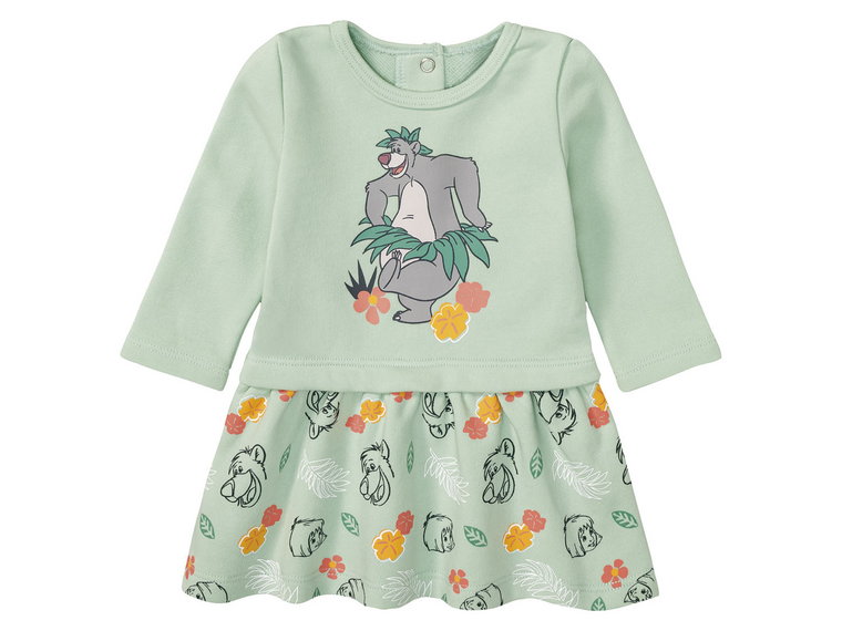 Sukienka niemowlęca z bawełną organiczną (62/68, Zielony)