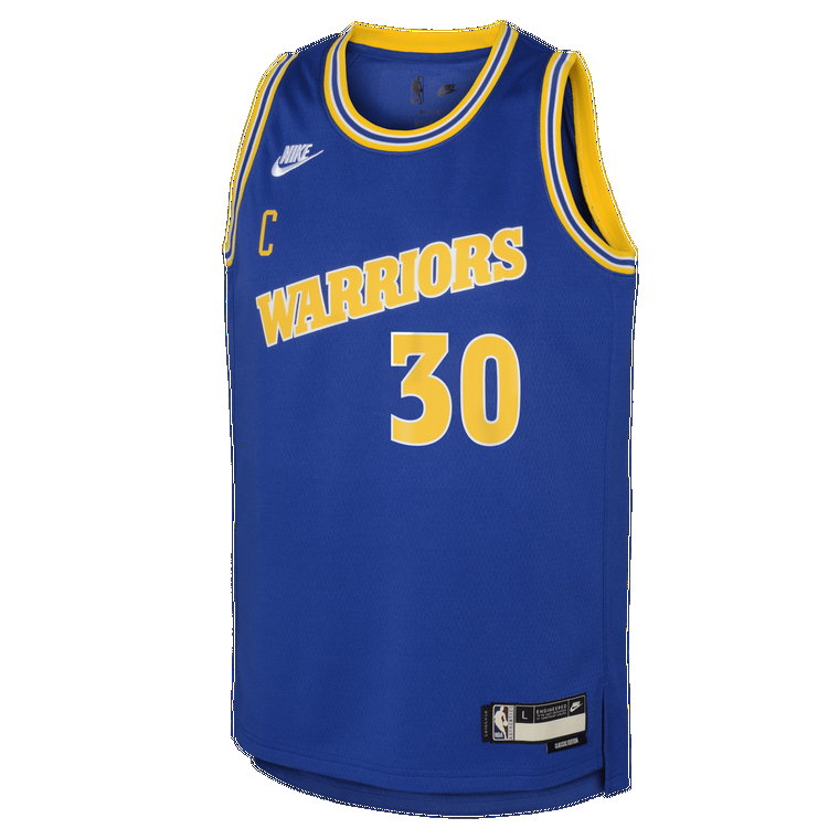Koszulka dla dużych dzieci Nike Dri-FIT NBA Swingman Stephen Curry Golden State Warriors - Niebieski