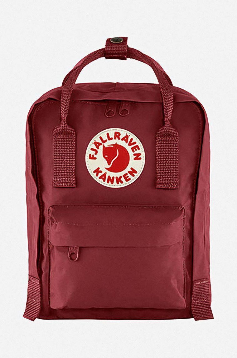 Fjallraven plecak Kanken Mini kolor czerwony mały z aplikacją F23561.326-326