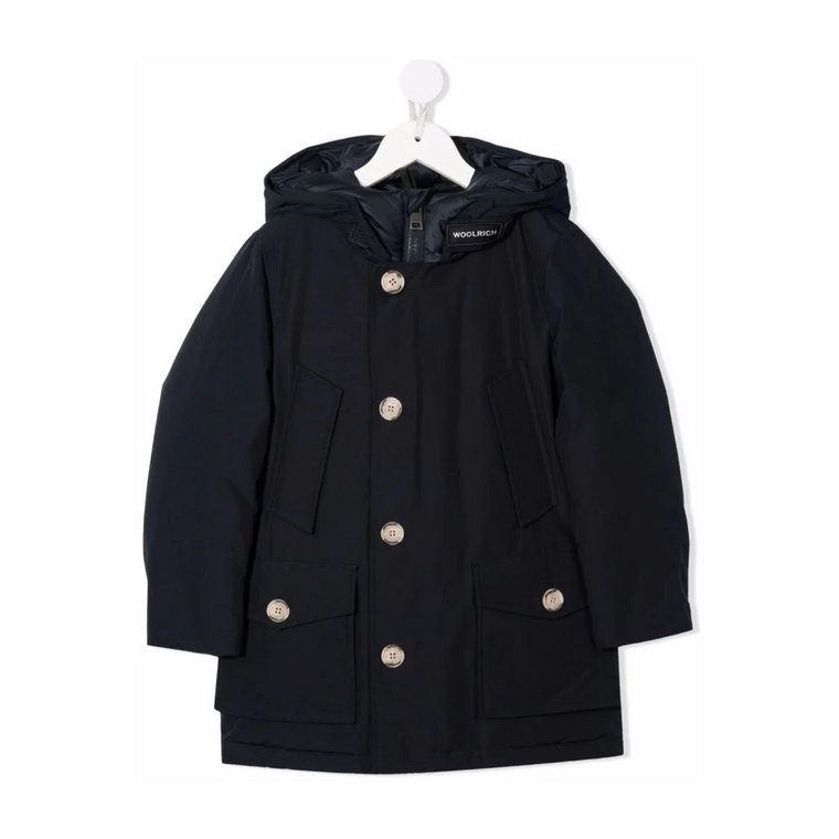 Niebieska Melton Artic Parka Woolrich