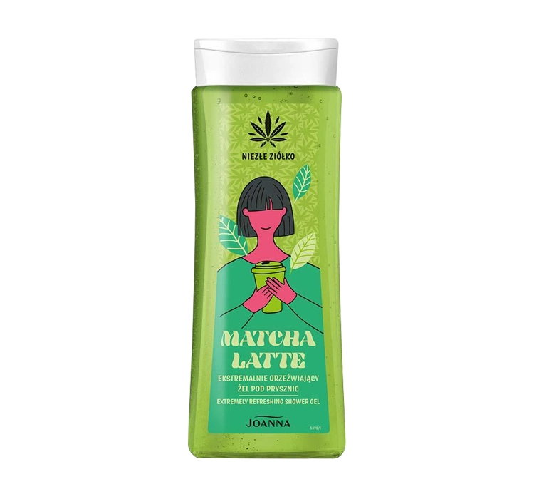 JOANNA NIEZŁE ZIÓŁKO MATCHA LATTE EKSTREMALNIE ORZEŹWIAJĄCY ŻEL POD PRYSZNIC 300ML