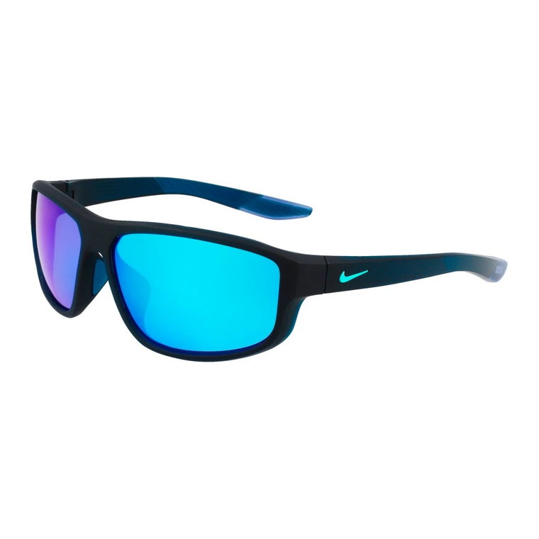 Matowe niebiesko-szare okulary przeciwsłoneczne Nike