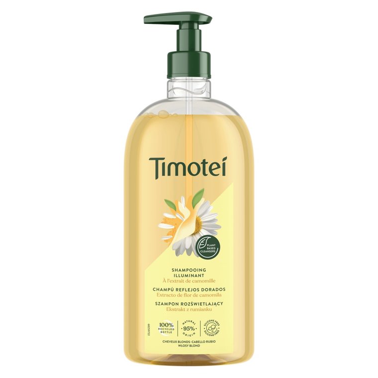 Timotei Golden Highlights (Camomile) Szampon do włosów z pompką