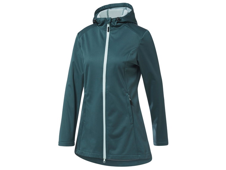 Rocktrail Płaszcz damski softshell (Turkusowy, XS (32-34))