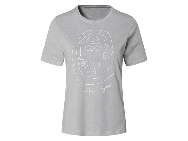 esmara Piżama damska z bawełny (t-shirt + szorty)