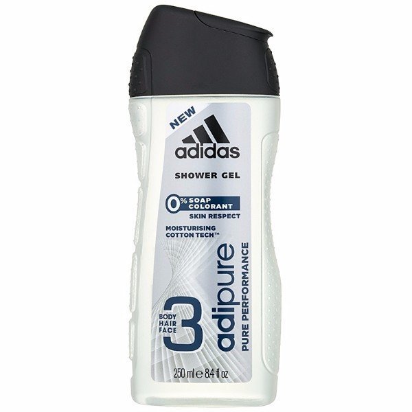 Adidas, AdiPure Man, Żel pod prysznic, 250 ml