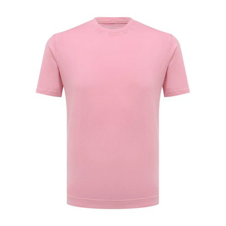 Organiczny Jersey Ekstremalny Różowy T-shirt Fedeli