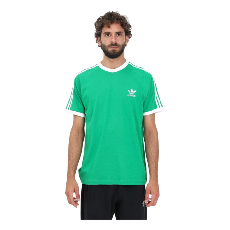 Zielony T-shirt Adicolor Classics 3-Stripes Adidas Originals