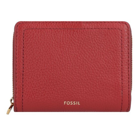 Fossil Portfel Logan RFID Skóra 11 cm garnet