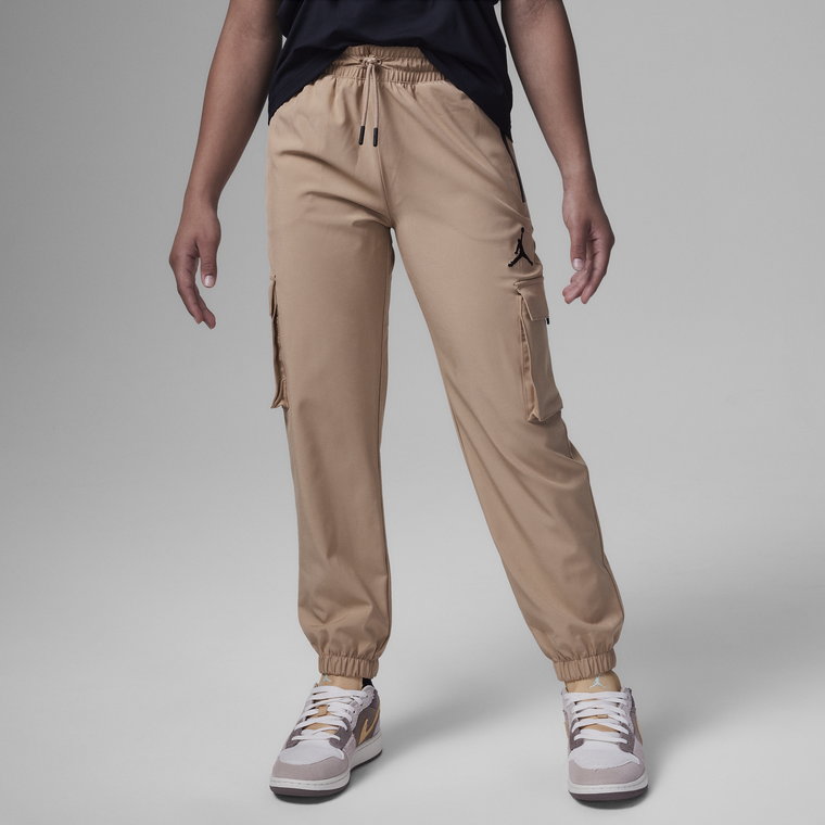 Spodnie dla dużych dzieci Jordan Post Up Cargo Pants - Brązowy