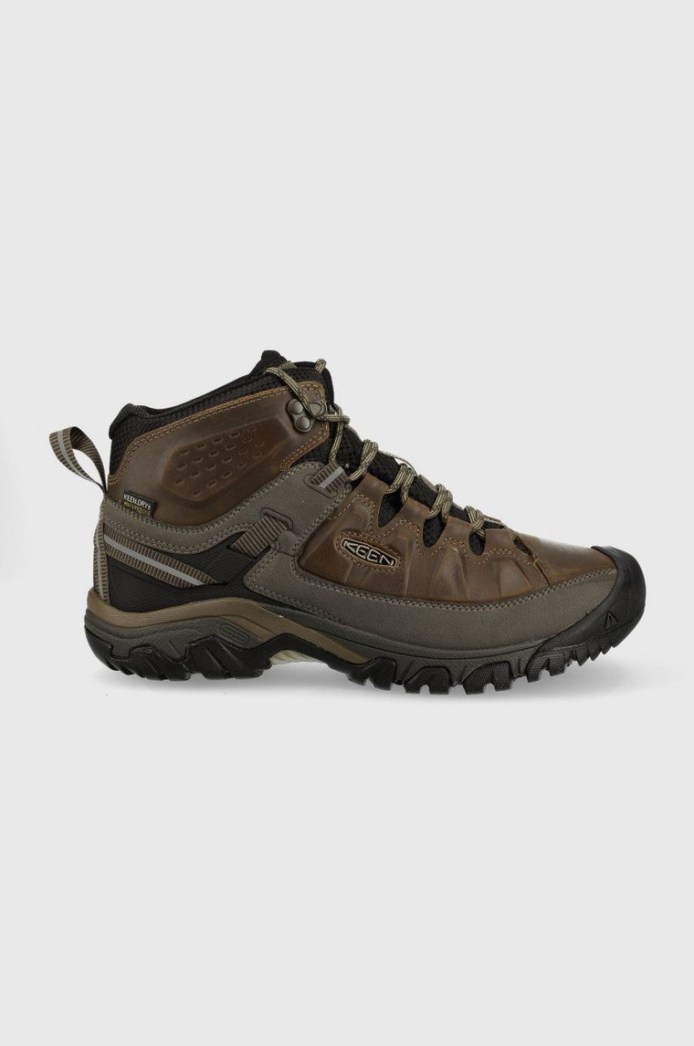 Keen buty Targhee III Mid męskie kolor brązowy 1017786.-BUNG/BLA