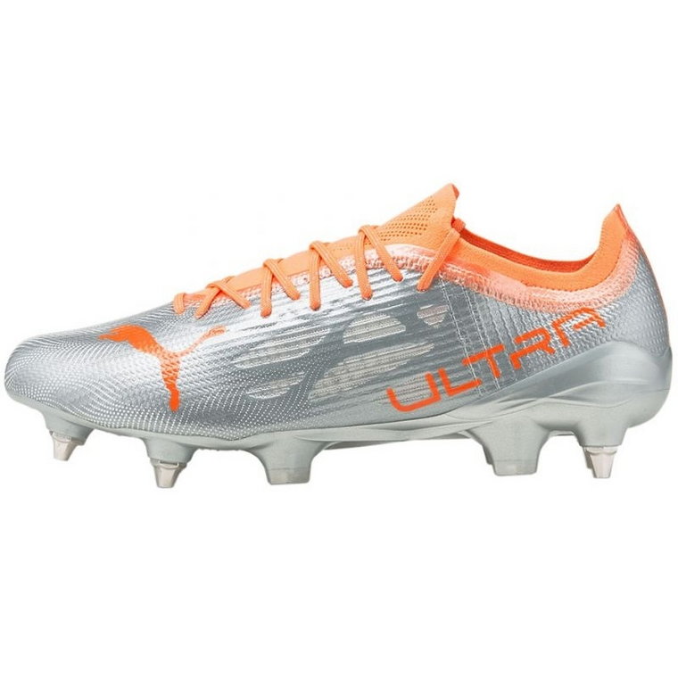 Buty piłkarskie Puma Ultra 1.4 MxSG M 106718 01 szare srebrny