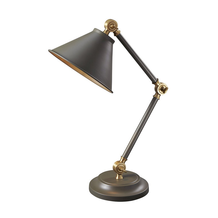 Lampa stołowa ELSTEAD LIGHTING Provence, 1x60W, E27, szara, 52,3x21 cm