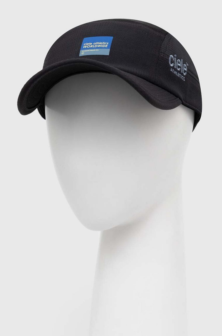 Ciele Athletics czapka z daszkiem GOCap SC GRP - Winc kolor czarny z aplikacją CLGCGSC-Winc-BK001