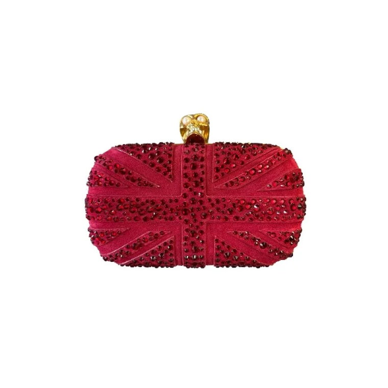Pre-owned Suede clutches Alexander McQueen Pre-owned