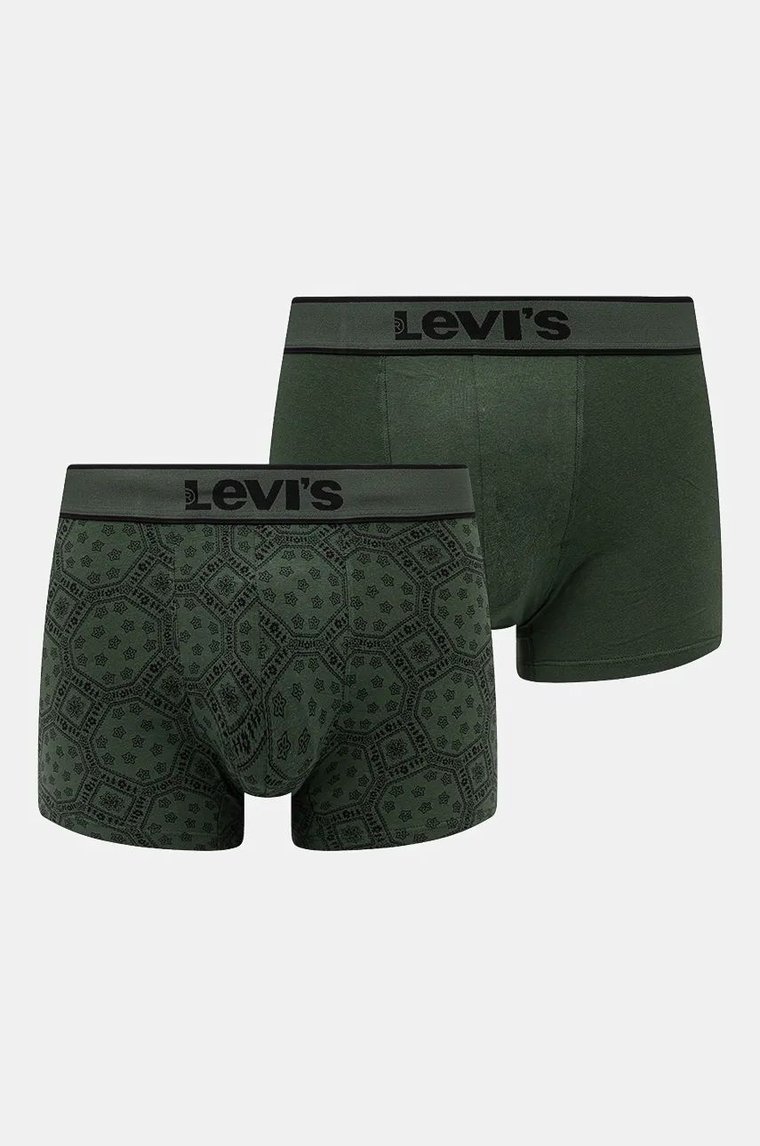 Levi's bokserki 2-pack męskie kolor zielony 37149-1032